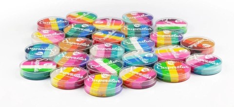 Farba do malowania twarzy i ciała Superstar Split Cake Rainbow 45 g Farba do malowania twarzy i ciała Superstar Split Cake Rainbow 45 g