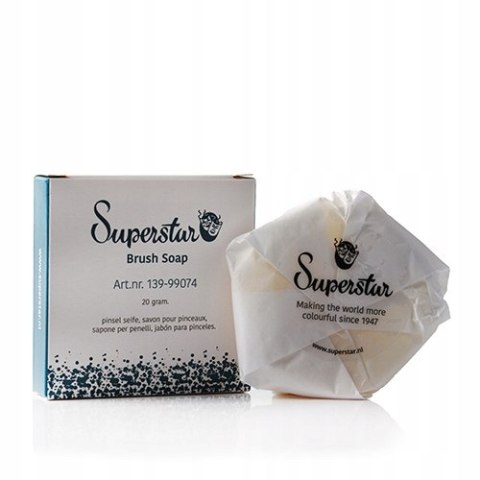 Mydło do czyszczenia pędzli Superstar 20 g Mydło do czyszczenia pędzli Superstar 20 g