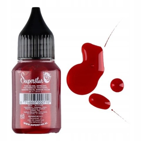 SZTUCZNA KREW SUPERSTAR JASNA GĘSTA 20 ml BLOOD