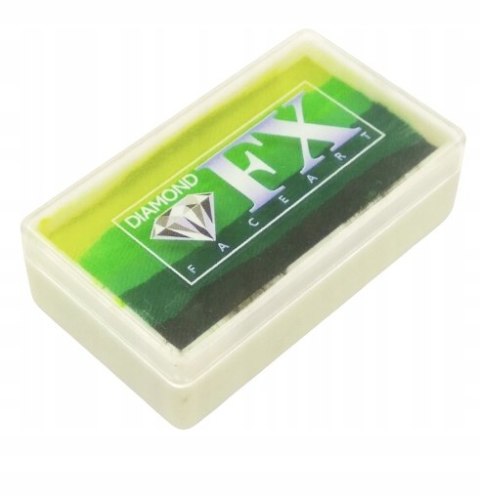 Farba do malowania twarzy i ciała Diamond FX Split Cake 28 g GREEN CARPET Farba do malowania twarzy i ciała Diamond FX Split Cake 28 g GREEN CARPET