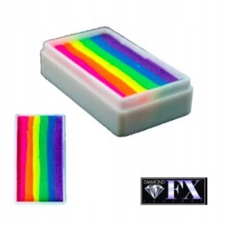 Farba do malowania twarzy i ciała Diamond FX Split Cake NEON NIGHTS 28 g Farba do malowania twarzy i ciała Diamond FX Split Cake NEON NIGHTS 28 g