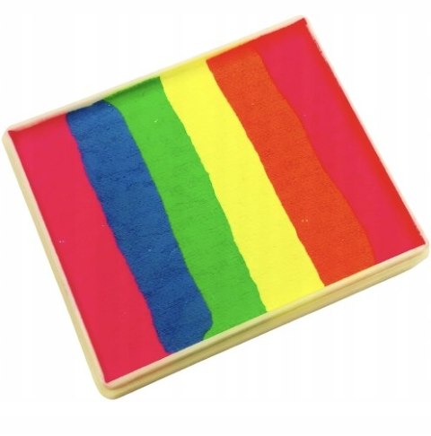 Farba do malowania twarzy i ciała Diamond FX Split Cake 50 g Neon Rainbow Farba do malowania twarzy i ciała Diamond FX Split Cake 50 g Neon Rainbow