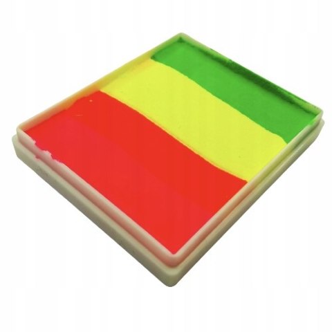 Farba do malowania twarzy i ciała Diamond FX Split Cake 50g Raving Rio Farba do malowania twarzy i ciała Diamond FX Split Cake 50g Raving Rio