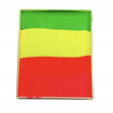 Farba do malowania twarzy i ciała Diamond FX Split Cake 50g Raving Rio Farba do malowania twarzy i ciała Diamond FX Split Cake 50g Raving Rio