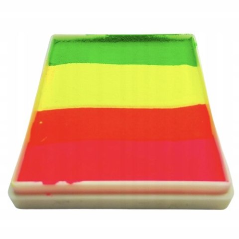 Farba do malowania twarzy i ciała Diamond FX Split Cake 50g Raving Rio Farba do malowania twarzy i ciała Diamond FX Split Cake 50g Raving Rio