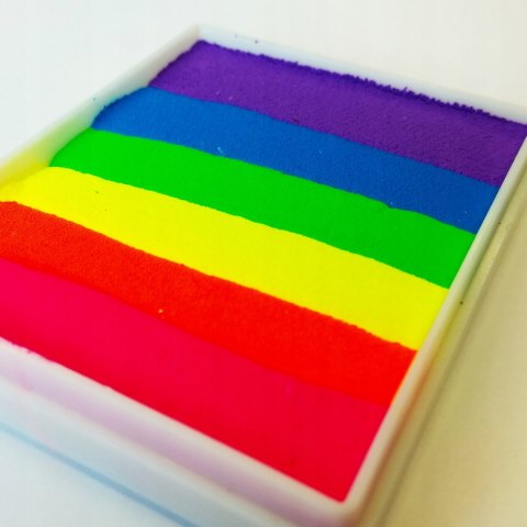 Farba do malowania twarzy i ciała Diamond FX Split Cake 50 g Neon Nights Farba do malowania twarzy i ciała Diamond FX Split Cake 50 g Neon Nights