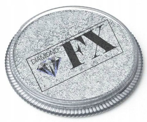 Farba do malowania twarzy i ciała Diamond FX 30 g Metallic Silver Farba do malowania twarzy i ciała Diamond FX 30 g Metallic Silver