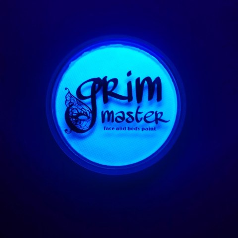 Farba do malowania twarzy i ciała GrimMaster UV NEON WHITE 32g Farba do malowania twarzy i ciała GrimMaster UV NEON WHITE 32g