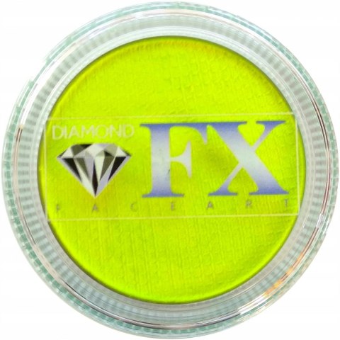 NEON żółta UV farba do malowania twarzy i ciała Diamond FX 30 g NEON żółta UV farba do malowania twarzy i ciała Diamond FX 30 g