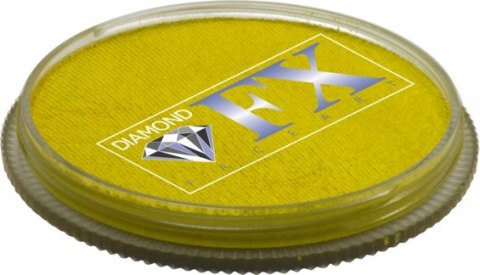 Żółta perłowa farba do twarzy i ciała Diamond FX 30 g