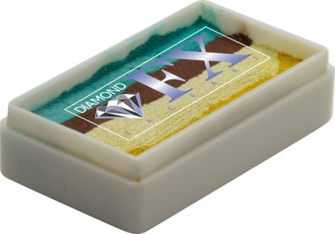 Farba do malowania twarzy i ciała Diamond FX Split Cake 28 g AQUA MANIA