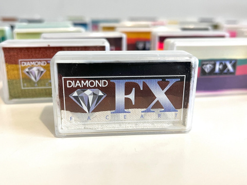 Farba do malowania twarzy i ciała Diamond FX Split Cake 28 g BEACH Farba do malowania twarzy i ciała Diamond FX Split Cake 28 g BEACH