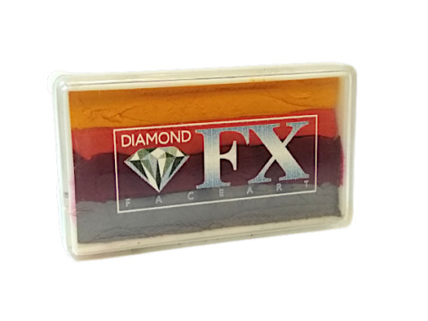 Farba do malowania twarzy i ciała Diamond FX Split Cake 28 g BLAST OFF Farba do malowania twarzy i ciała Diamond FX Split Cake 28 g BLAST OFF