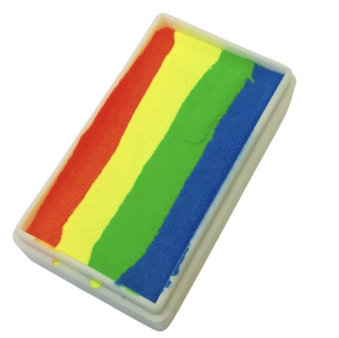 Farba do malowania twarzy i ciała Diamond FX Split Cake 28 g NEON RAINBOW Farba do malowania twarzy i ciała Diamond FX Split Cake 28 g NEON RAINBOW