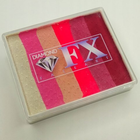 Farba do malowania twarzy i ciała Diamond FX Split Cake 50g Pink Passion Farba do malowania twarzy i ciała Diamond FX Split Cake 50g Pink Passion