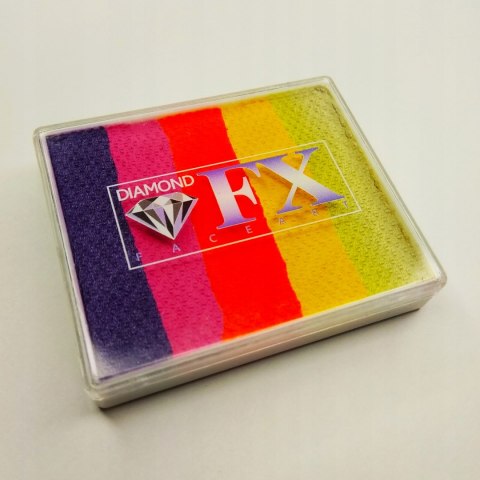 Farba do twarzy i ciała Diamond FX Split Cake 50 g Farba do twarzy i ciała Diamond FX Split Cake 50 g