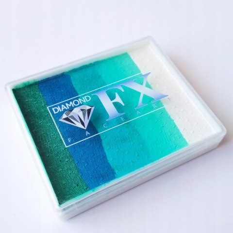 Farba do twarzy i ciała Diamond FX Split Cake 50 g Farba do twarzy i ciała Diamond FX Split Cake 50 g