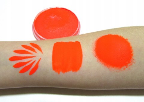 Farba do malowania twarzy i ciała GrimMaster UV Orange 32g Farba do malowania twarzy i ciała GrimMaster UV Orange 32g