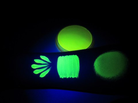 Farba do malowania twarzy i ciała GrimMaster UV Green 32g Farba do malowania twarzy i ciała GrimMaster UV Green 32g