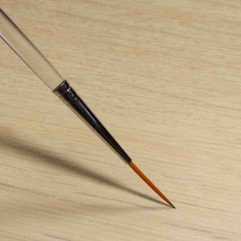 Pędzel linearny cienki syntetyczny GrimMaster Liner #1 Pędzel linearny cienki syntetyczny GrimMaster Liner #1