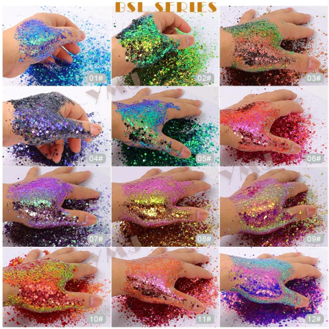 BROKAT SYPKI HOLOGRAFICZNY CHAMELEON MIX CHUNKY GLITTER 10 g BROKAT SYPKI HOLOGRAFICZNY CHAMELEON MIX CHUNKY GLITTER 10 g
