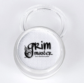 Farba do malowania twarzy ciała GrimMaster White 10 g Farba do malowania twarzy ciała GrimMaster White 10 g