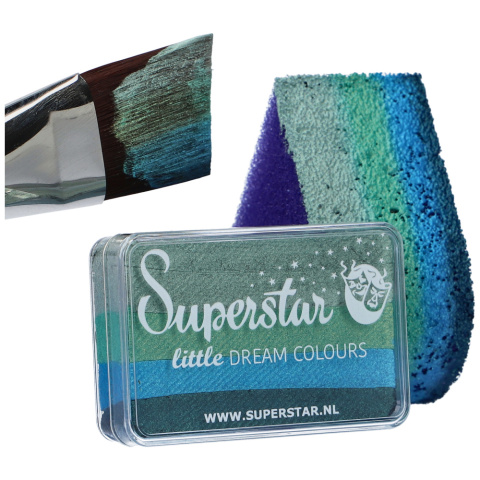 Farba do malowania twarzy i ciała Superstar Split Cake 30g Little Ocean Farba do malowania twarzy i ciała Superstar Split Cake 30g Little Ocean
