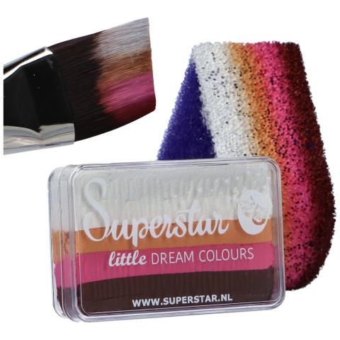 Farba do malowania twarzy i ciała Superstar Split Cake Little Rose 30g Farba do malowania twarzy i ciała Superstar Split Cake Little Rose 30g
