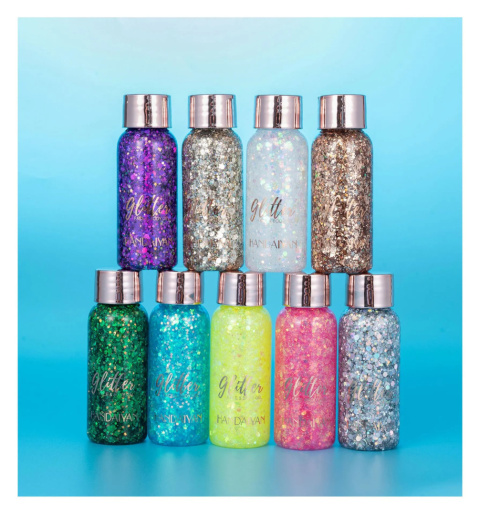 Żel brokatowy różowy hologram do twarzy i ciała 32 ml Żel brokatowy różowy hologram do twarzy i ciała 32 ml