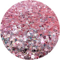 BROKAT RÓŻOWY FLAMING SYPKI HOLOGRAFICZNY MIX CHUNKY GLITTER FP-44 10 g, 100 g, 500 g, 1000 g.