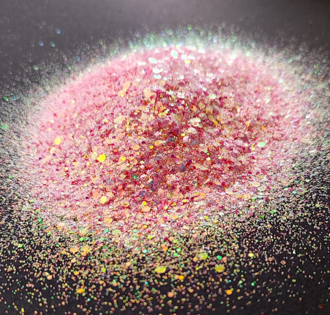 BROKAT RÓŻOWY FLAMING SYPKI HOLOGRAFICZNY MIX CHUNKY GLITTER FP-44 10 g, 100 g, 500 g, 1000 g. BROKAT RÓŻOWY FLAMING SYPKI HOLOGRAFICZNY MIX CHUNKY GLITTER FP-44 10 g, 100 g, 500 g, 1000 g.
