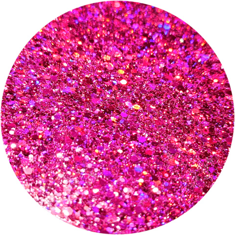 BROKAT FUKSJA SYPKI HOLOGRAFICZNY GRUBY MIX CHUNKY GLITTER FP-14 10 g, 100 g, 500 g, 1000 g.