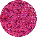 BROKAT FUKSJA SYPKI HOLOGRAFICZNY GRUBY MIX CHUNKY GLITTER FP-14 10 g, 100 g, 500 g, 1000 g.