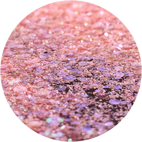 BROKAT RÓŻOWY SYPKI HOLOGRAFICZNY GRUBY MIX CHUNKY GLITTER FP-28 10 g, 100 g, 500 g, 1000 g.