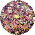 BROKAT SYPKI HOLOGRAFICZNY MIX CHUNKY GLITTER RÓŻOWE ZŁOTO #174 10 g, 100 g, 500 g, 1000 g.