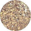 BROKAT SYPKI HOLOGRAFICZNY SZAMPAŃSKI MIX CHUNKY GLITTER #164 10 g, 100 g, 500 g, 1000 g.