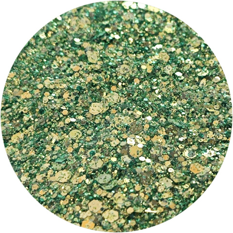 BROKAT SYPKI HOLOGRAFICZNY ZŁOTA ZIELEŃ MIX CHUNKY GLITTER #166 10 g, 100 g, 500 g, 1000 g. BROKAT SYPKI HOLOGRAFICZNY ZŁOTA ZIELEŃ MIX CHUNKY GLITTER #166 10 g, 100 g, 500 g, 1000 g.