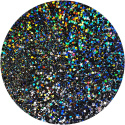 BROKAT SZARY HOLOGRAFICZNY GRUBY MIX CHUNKY GLITTER FP-18 10 g, 20g, 30g, 100 g, 500 g, 1000 g.