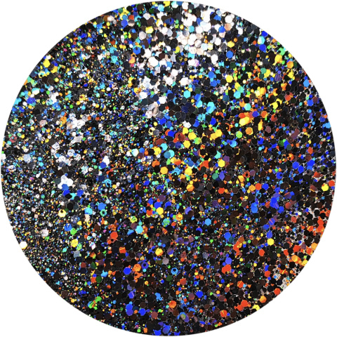 BROKAT SZARY HOLOGRAFICZNY GRUBY MIX CHUNKY GLITTER FP-18 10 g, 20g, 30g, 100 g, 500 g, 1000 g.