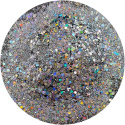 BROKAT SZARY HOLOGRAFICZNY GRUBY MIX CHUNKY GLITTER FP-18 10 g, 20g, 30g, 100 g, 500 g, 1000 g.