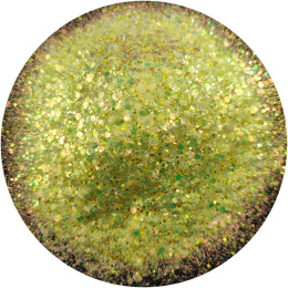 BROKAT ŻÓŁTY SYPKI HOLOGRAFICZNY MIX CHUNKY GLITTER FP-37 10 g, 100 g, 500 g, 1000 g.