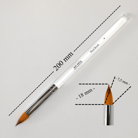 Pędzel płatkowy syntetyczny GrimMaster Petal Brush #4 Pędzel płatkowy syntetyczny GrimMaster Petal Brush #4