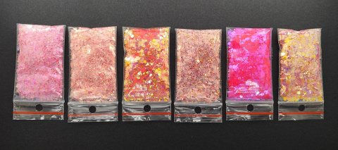 ZESTAW BROKATOWY MIX FP+NEON SERIES CHUNKY GLITTER 6 x 5G ZESTAW BROKATOWY MIX FP+NEON SERIES CHUNKY GLITTER 6 x 5G