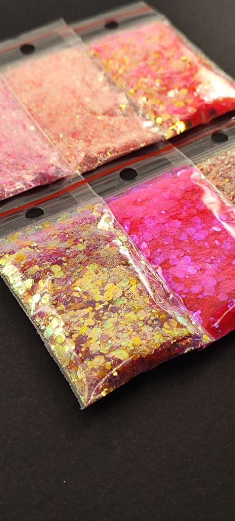 ZESTAW BROKATOWY MIX FP+NEON SERIES CHUNKY GLITTER 6 x 5G ZESTAW BROKATOWY MIX FP+NEON SERIES CHUNKY GLITTER 6 x 5G
