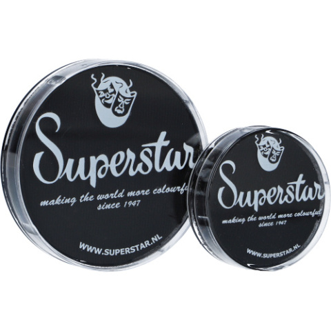 Farba do malowania twarzy i ciała Superstar 45 g Black Farba do malowania twarzy i ciała Superstar 45 g Black