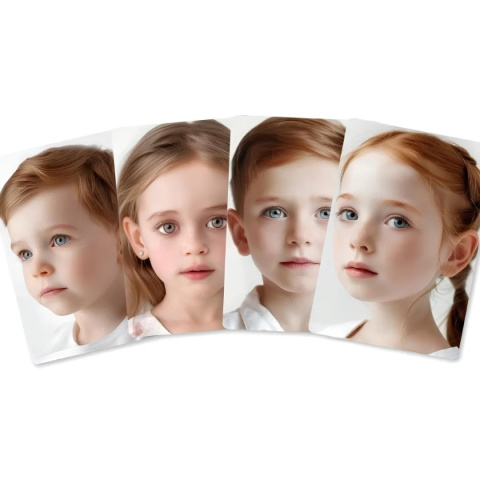 Mata treningowa do malowania A4 Boy Front Face Mata treningowa do malowania A4 Boy Front Face