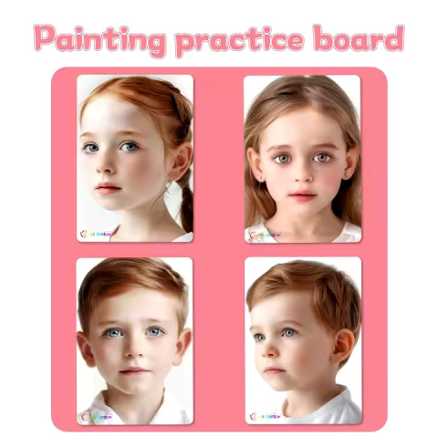 Mata treningowa do malowania A4 Boy Front Face Mata treningowa do malowania A4 Boy Front Face