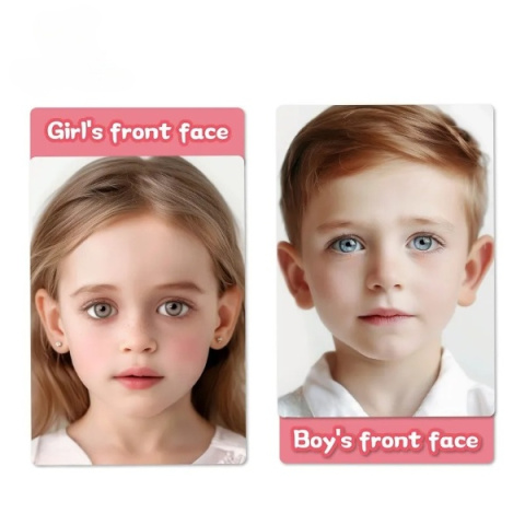 Mata treningowa do malowania A4 Boy Front Face Mata treningowa do malowania A4 Boy Front Face