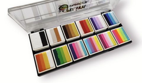 Paleta farb do malowania twarzy i ciała GrimMaster Cape Town 12-10G Paleta farb do malowania twarzy i ciała GrimMaster Cape Town 12-10G