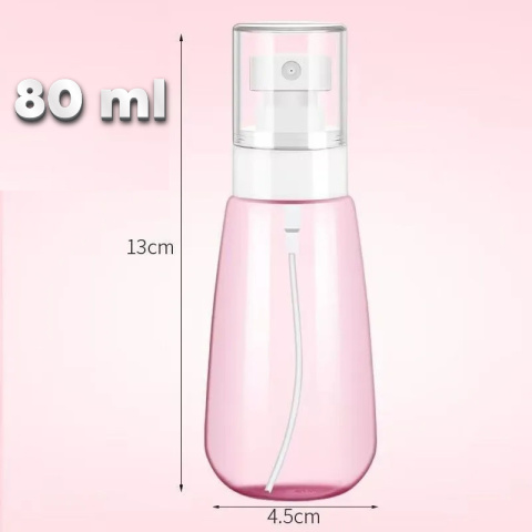 BUTELKA Z ATOMIZEREM ROZPYLACZ SPRYSKIWACZ SPRAY BOTTLE PINK 80 ml